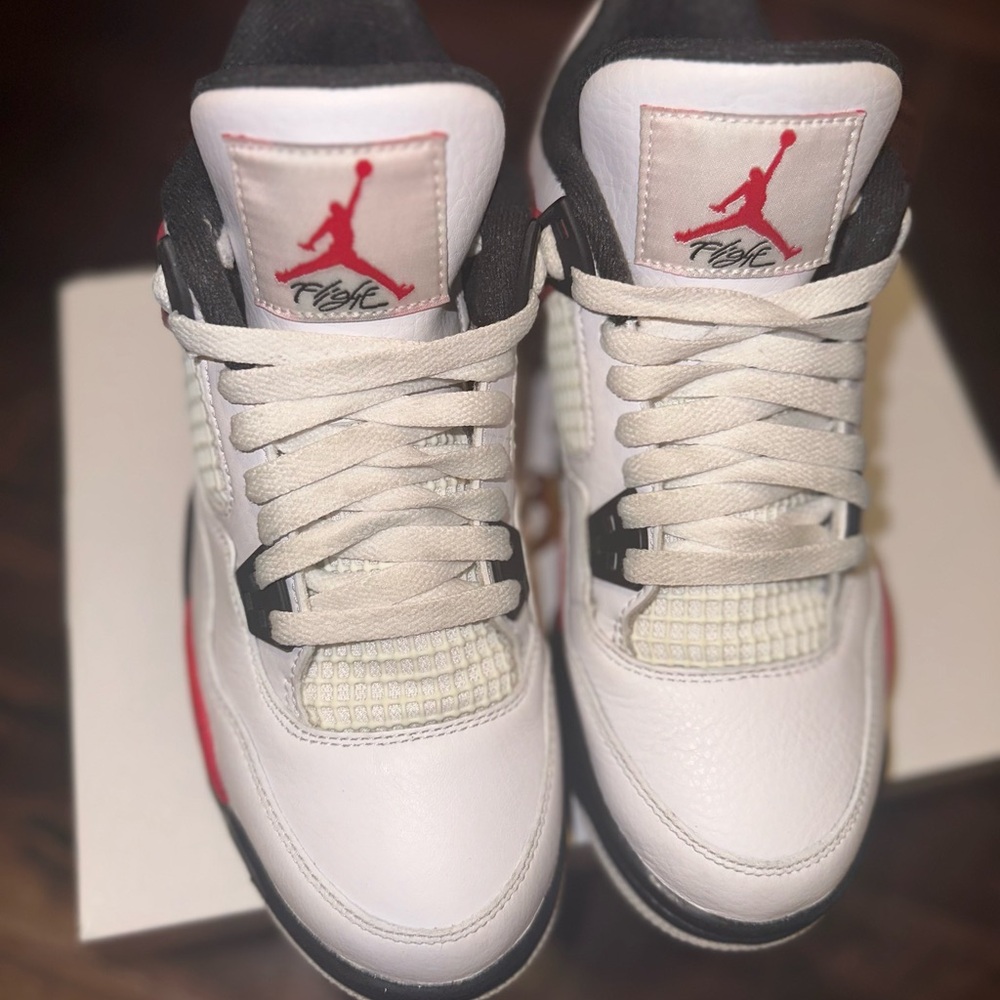 JORDAN 4 RETRO GS 'RED CEMENT’